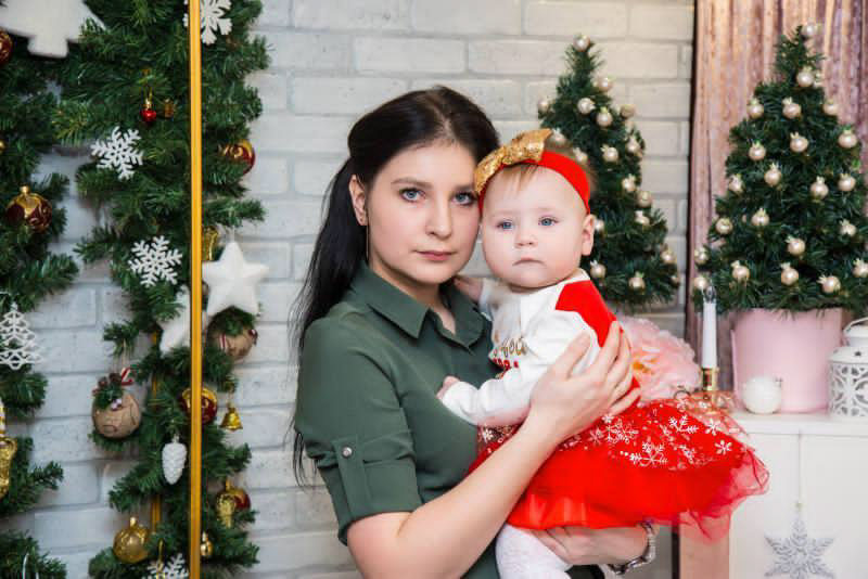 Доминика Дубровина с мамой Ольгой